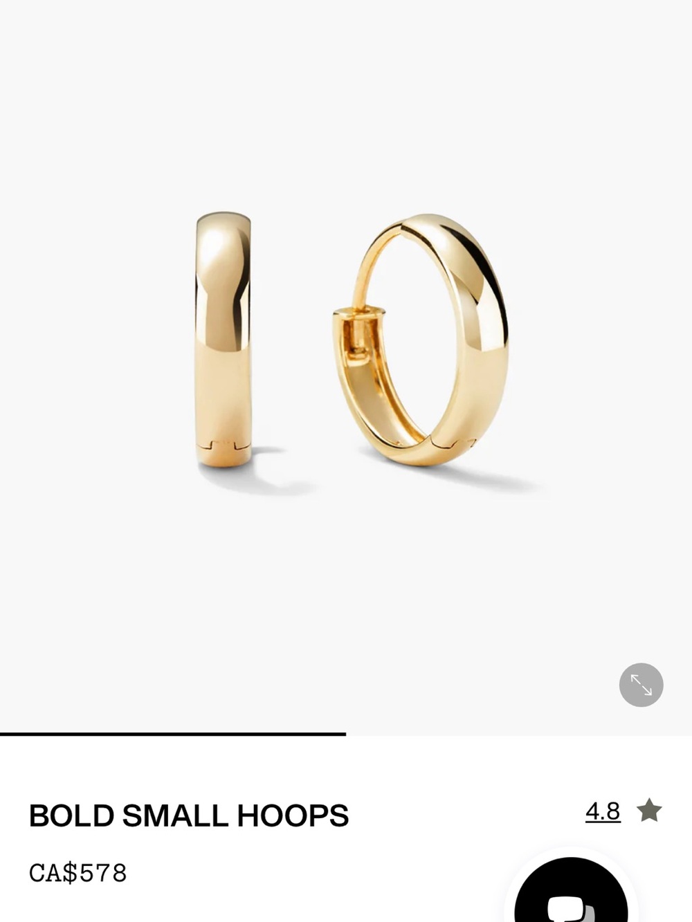 Mejuri Gold small bold